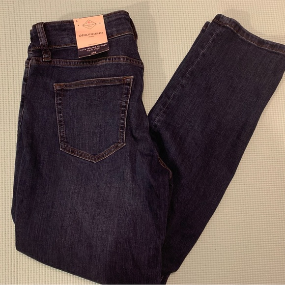 St. John's Bay Womens Mid Rise Girlfriend Jean - Picture 2 of 5